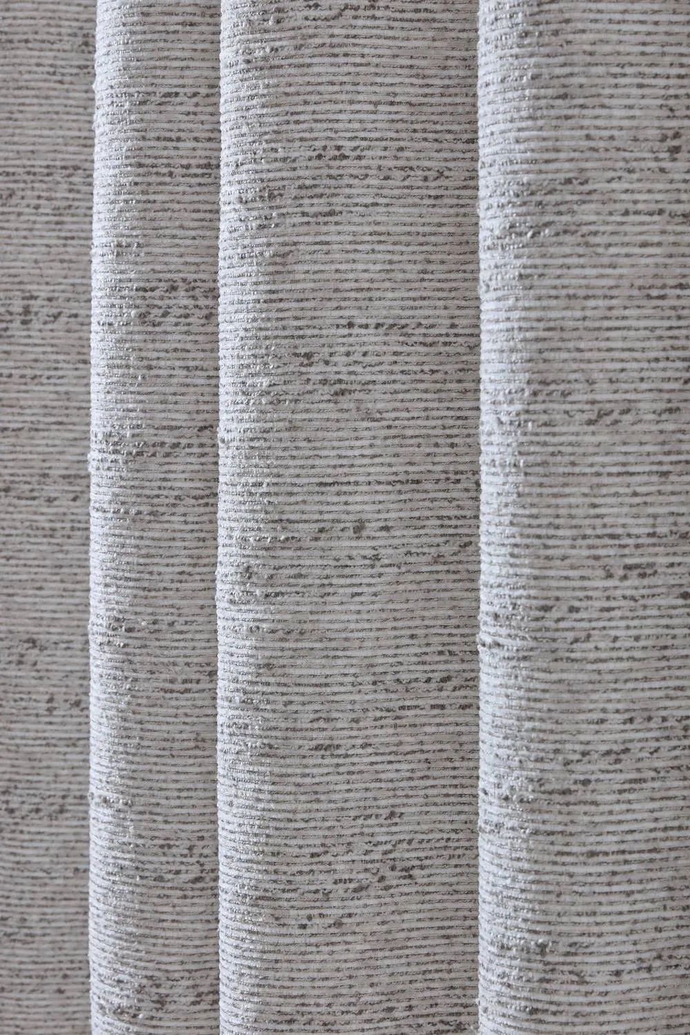 Catherine Lansfield 'Chunky Boucle' Lined Eyelet Curtains in Cream 3