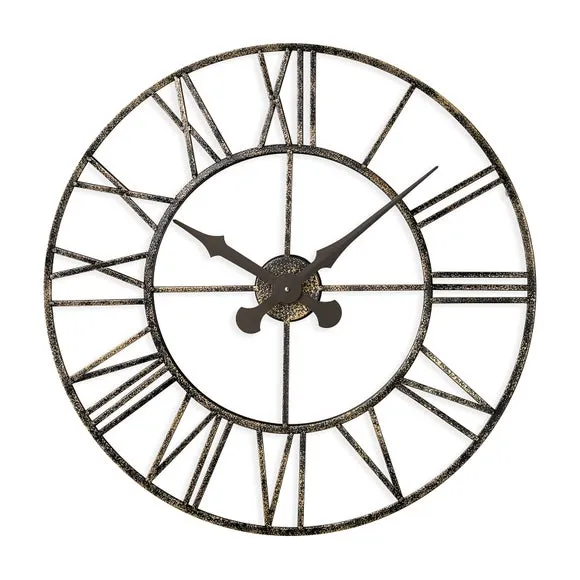 Vintage Skeleton Indoor Outdoor Wall Clock