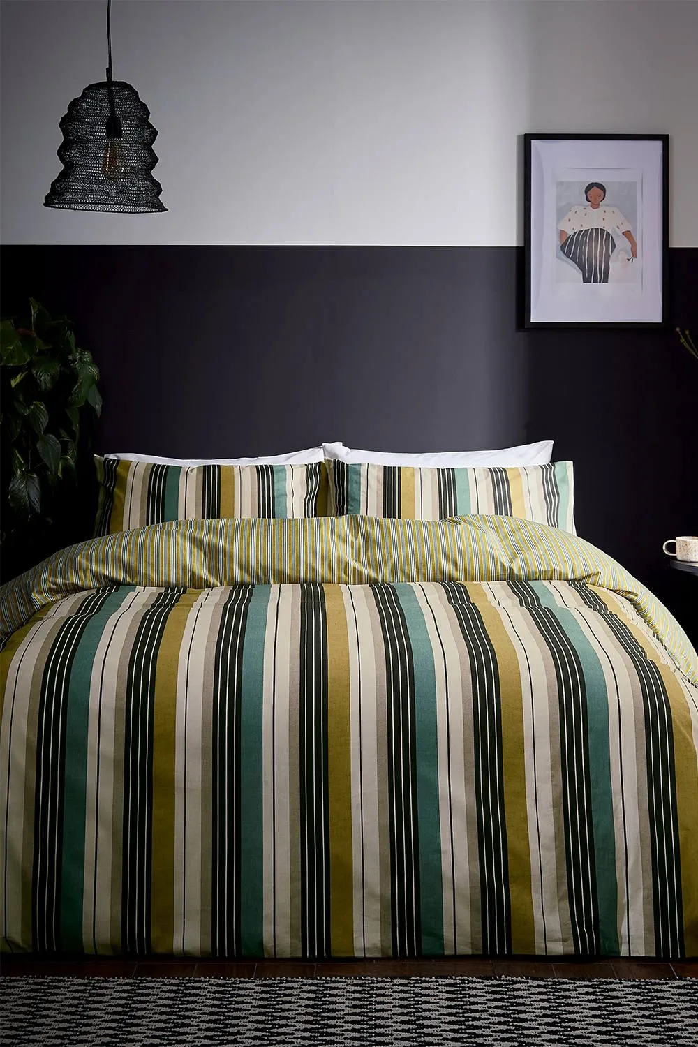 Helena Springfield 'Ari Stripe' Cotton Duvet Cover Set