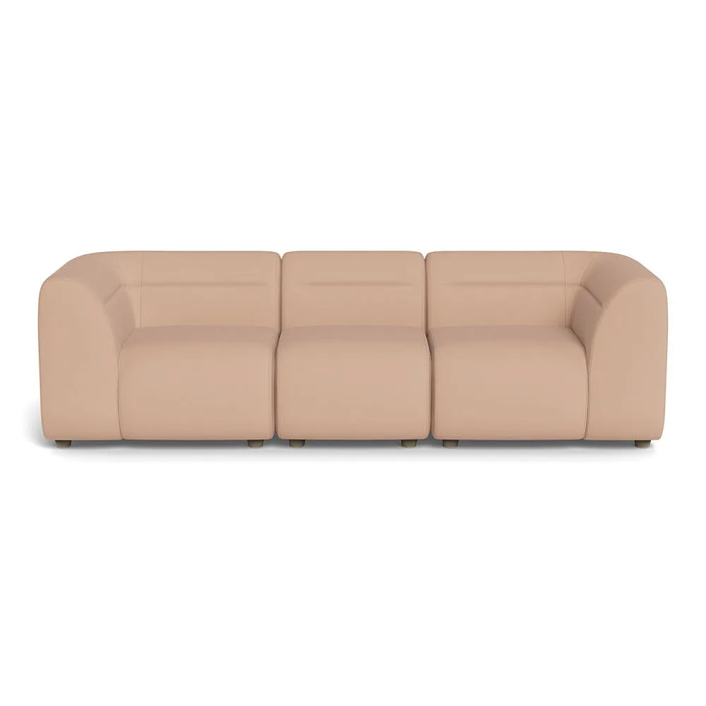 Heal's Lilli 3 Seater Sofa Capelo Linen-Cotton Rosedale Natural Feet