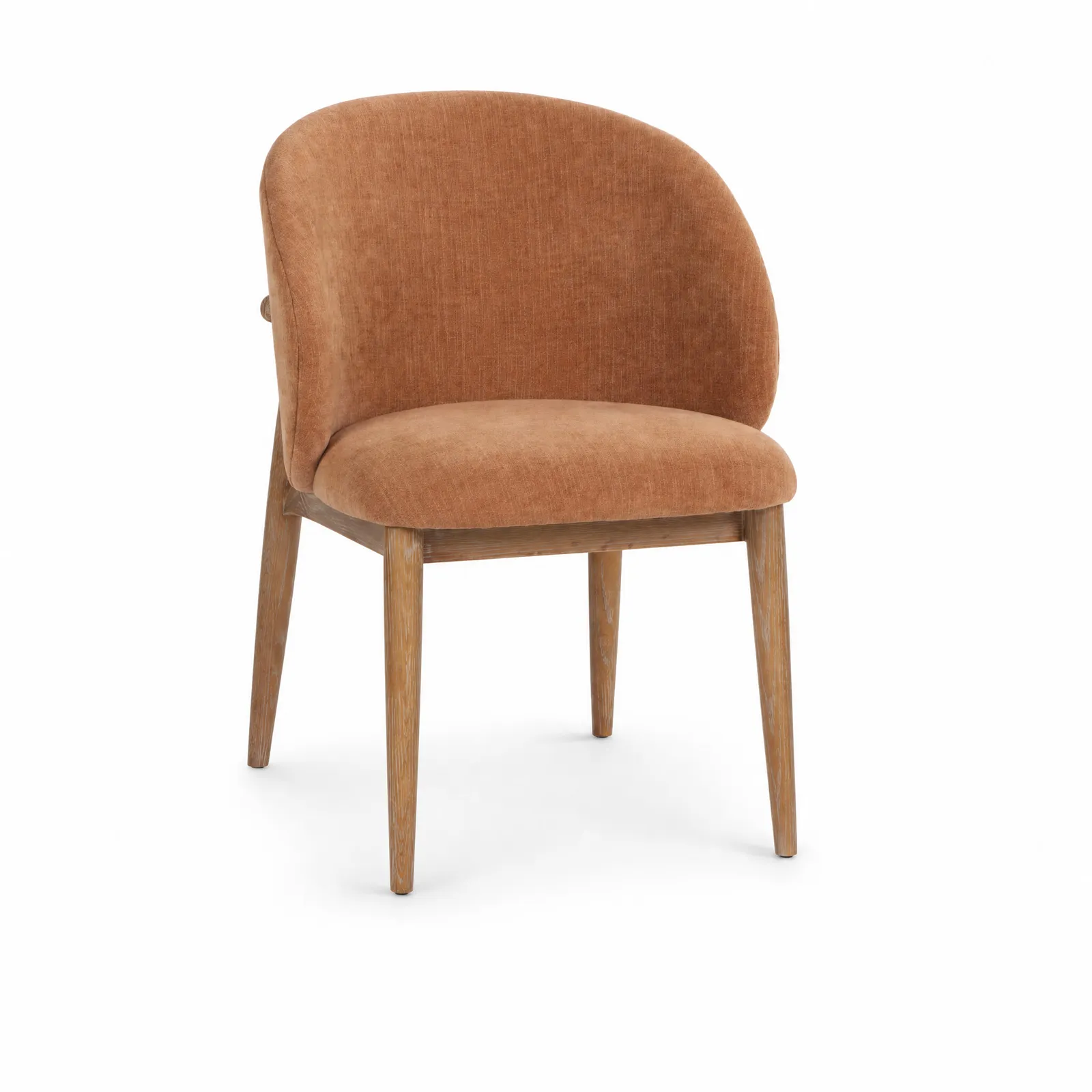 Erith Dining Chair, Orange Fabric | Barker & Stonehouse 3