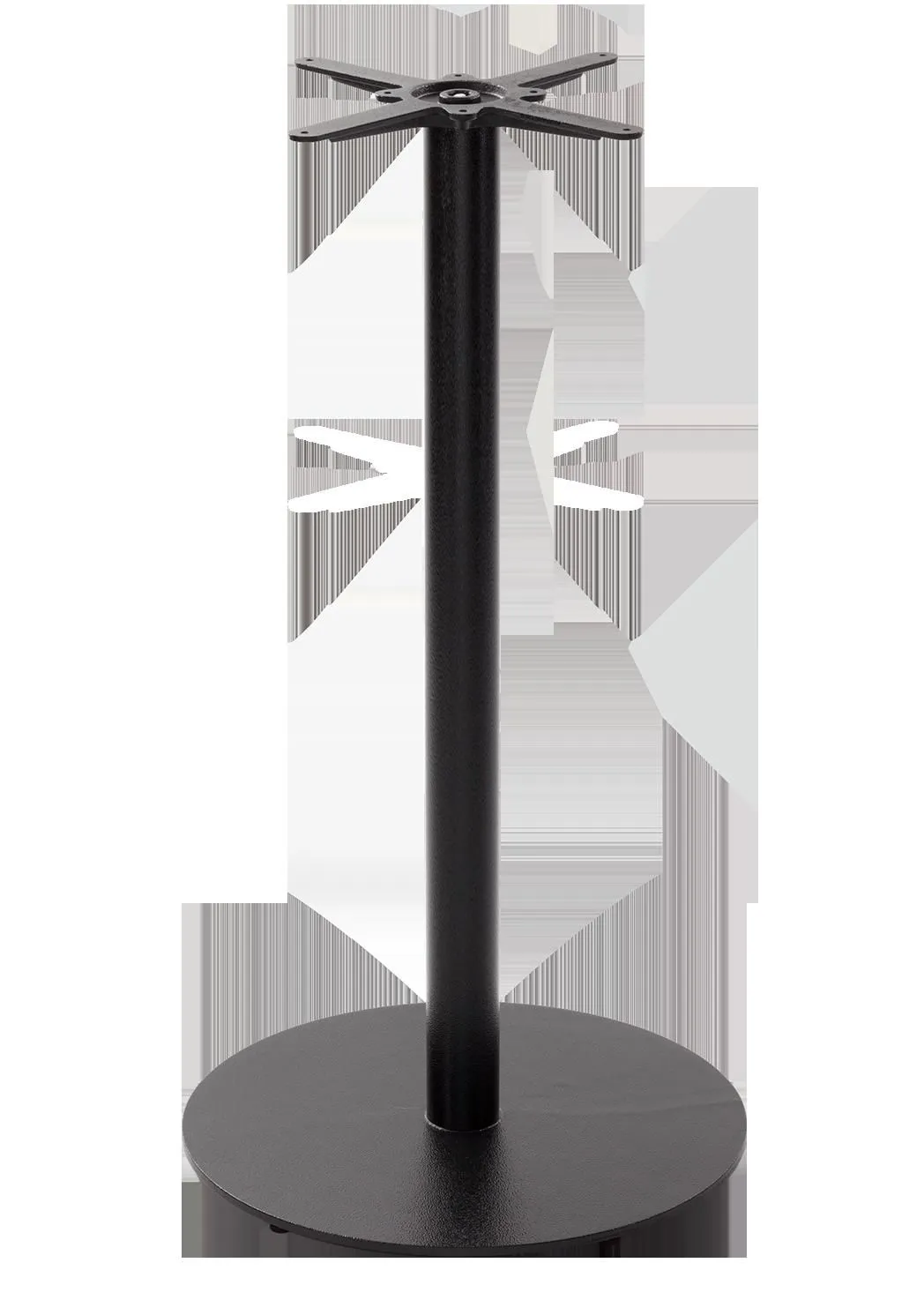 netfurniture Black cast iron round table base - Large 1050 mm
