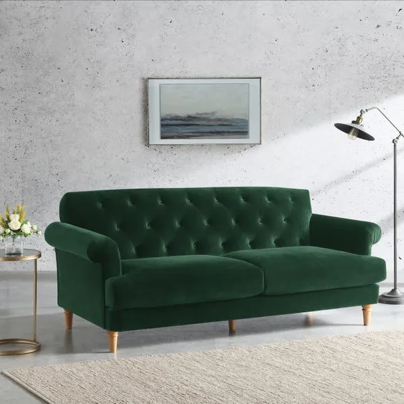 Jazz Velvet 3 Seater Sofa 2