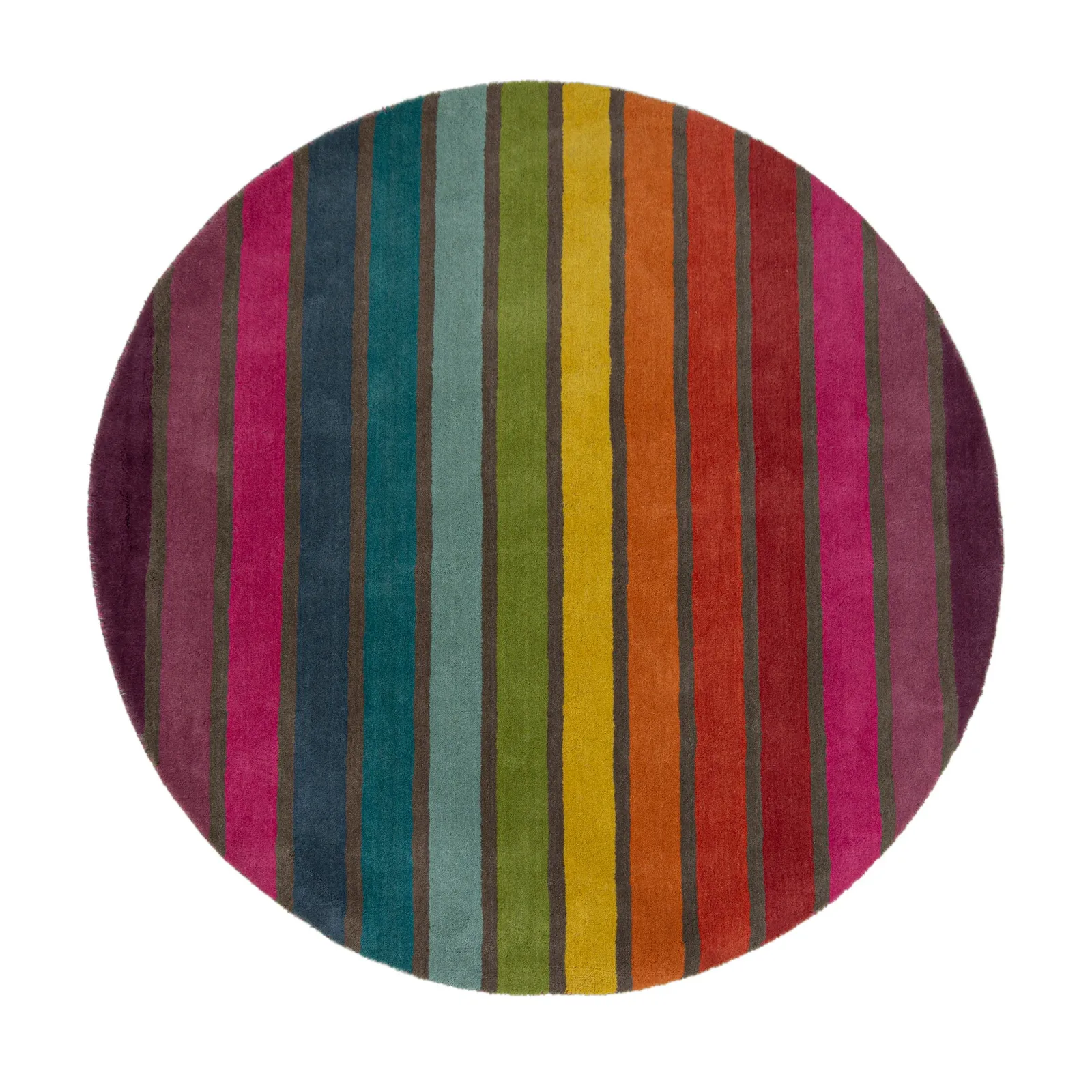 Candy Wool Rug Blue, Green and Yellow