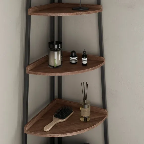 Fulton Bathroom Corner Ladder Shelf 4