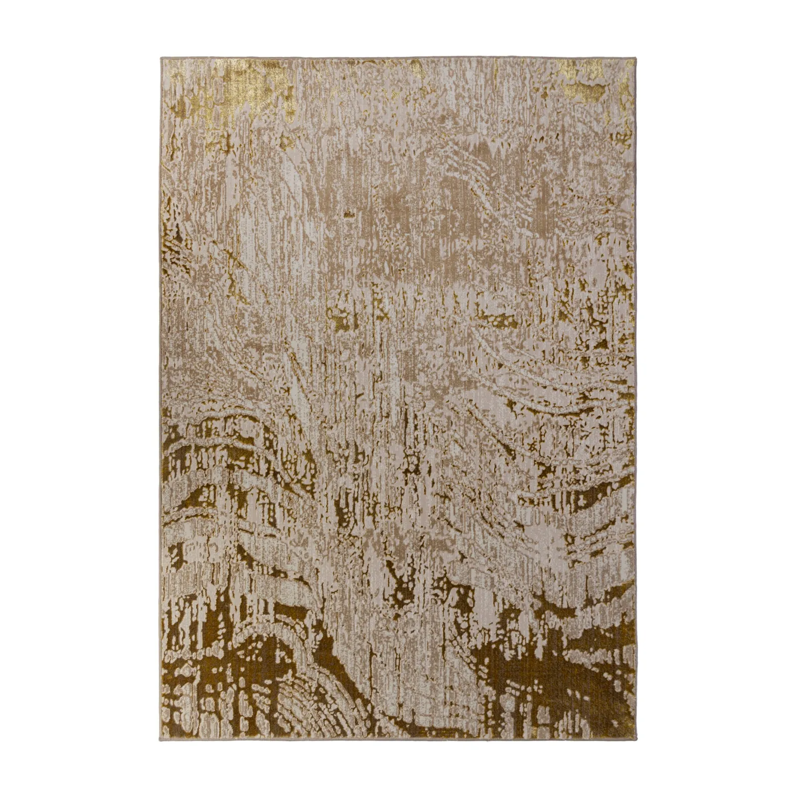 Arissa Rug Brown and Gold