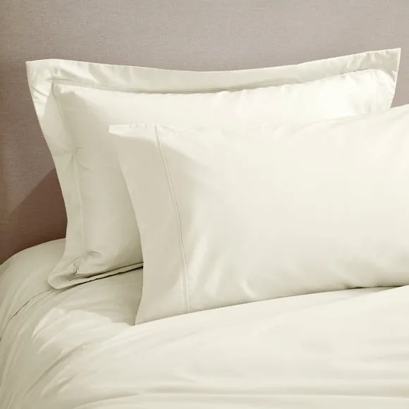 Dorma Crisp & Fresh 400 Thread Count Egyptian Cotton Percale Oxford Pillowcase 3