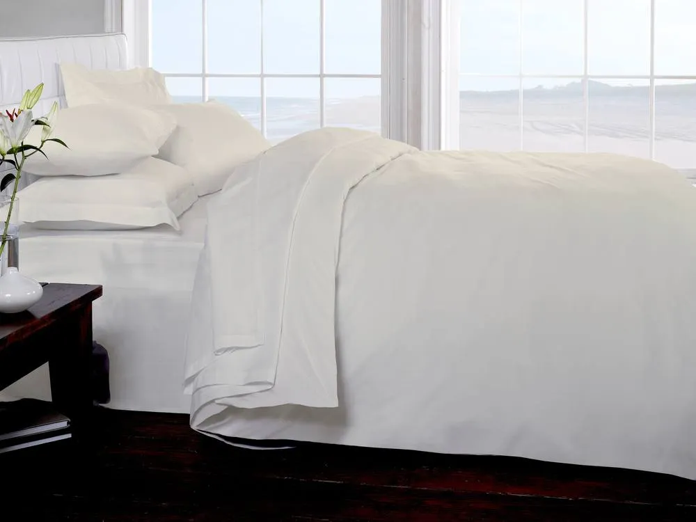 Rapport Home 400 Thread Count Housewife Pillow Case Pair in Cream 2