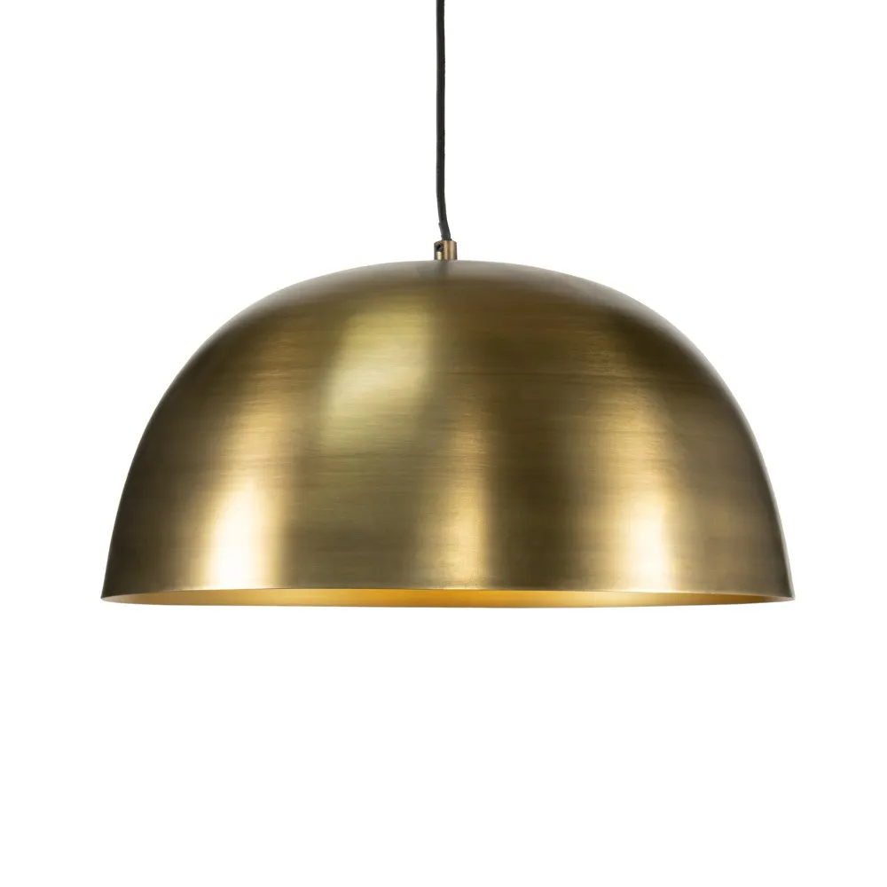 Sofia Large Dome Ceiling Pendant, Brass