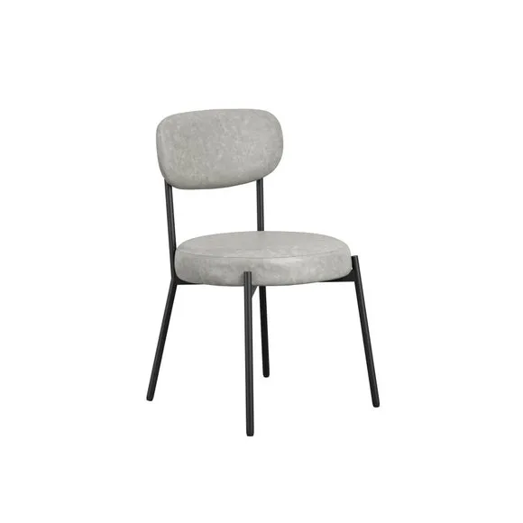 Smith Faux Leather Set of 2 Dining Chairs 3