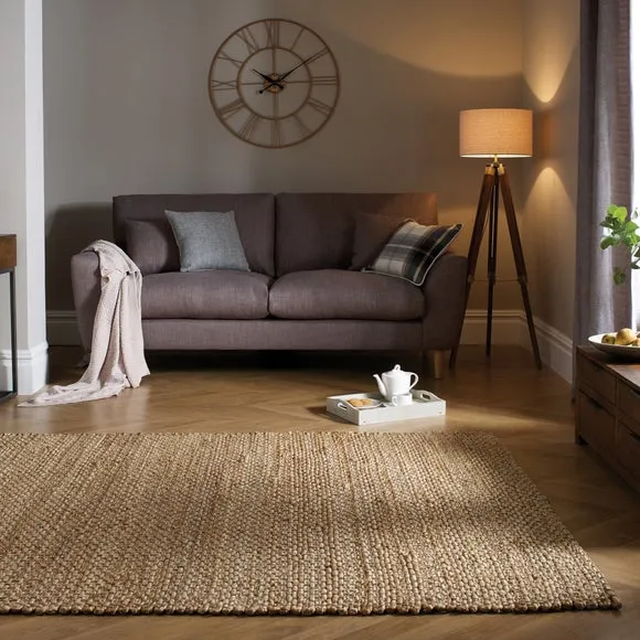 Chunky Jute Woven Rug 1