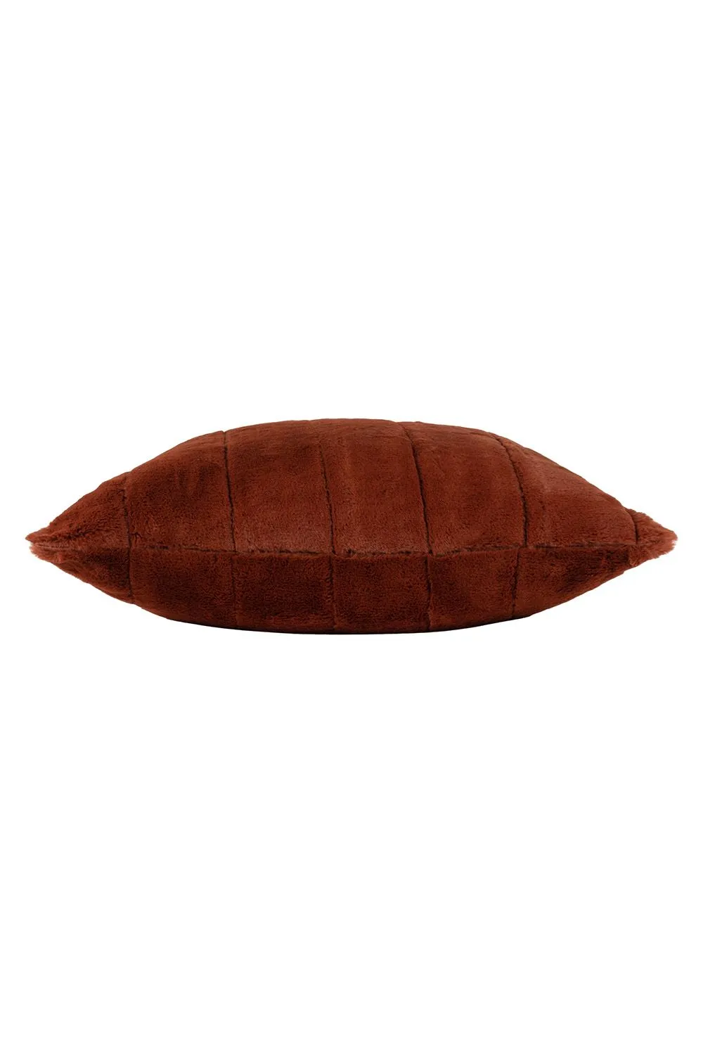 Paoletti Empress Alaskan Faux Fur Cushion in Orange 2