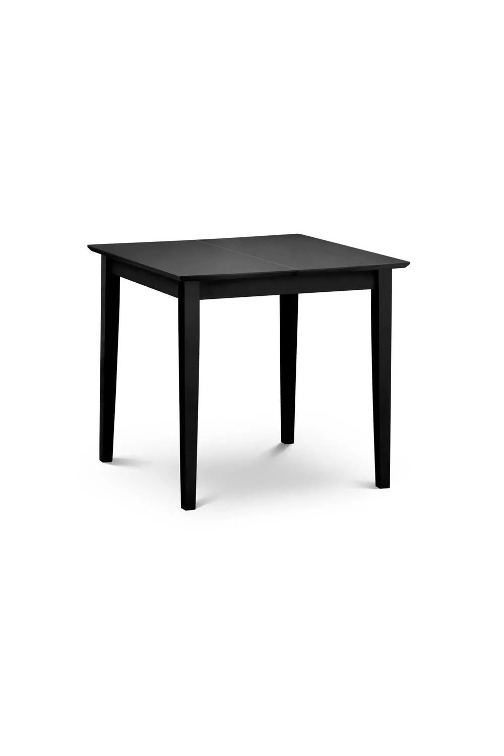 Julian Bowen Rufford Square to Rectangular Extending 4 Seater Dining Table in Black 3