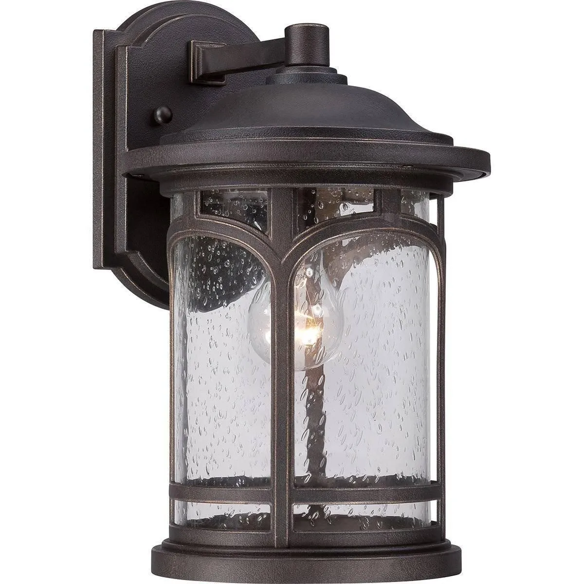 Netlighting Marblehead 1 Light Medium Wall Lantern Palladian Bronze Finish E27