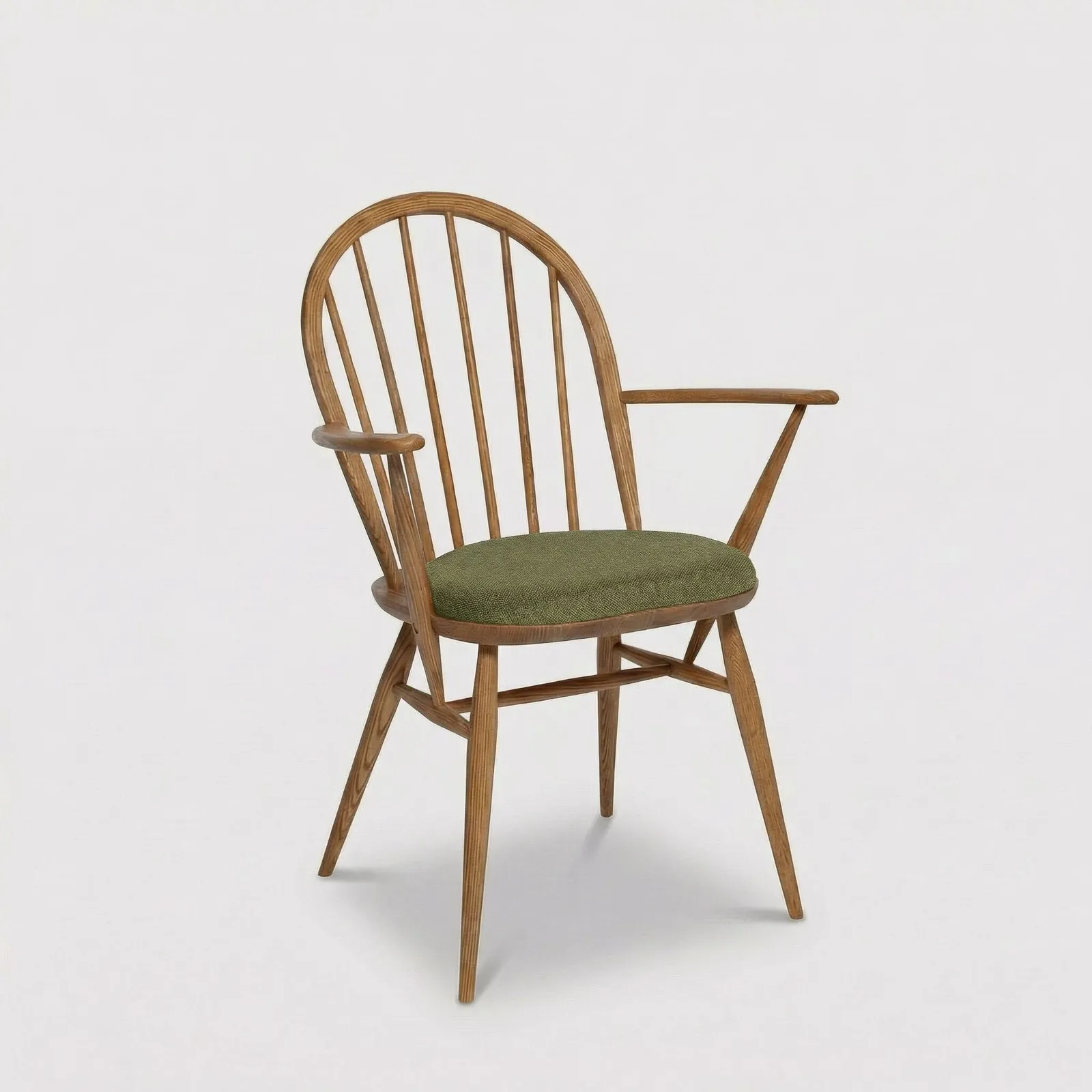 Ercol Windsor Upholstered Dining Armchair | Barker & Stonehouse 2
