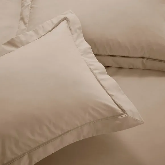 Dorma Crisp & Fresh 400 Thread Count Egyptian Cotton Percale Oxford Pillowcase 1
