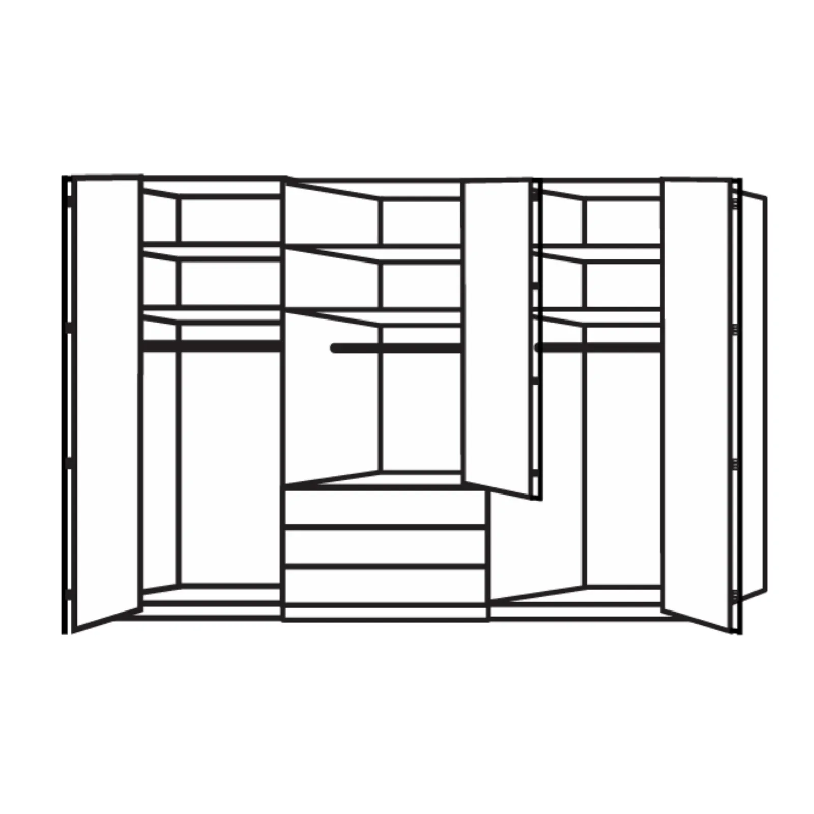Templin 2000 6 Colour Door Com Wardrobe, Neutral | Barker & Stonehouse 3