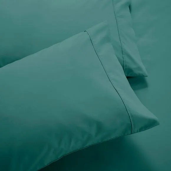 Dorma Crisp & Fresh 400 Thread Count Egyptian Cotton Percale Standard Pillowcase 2