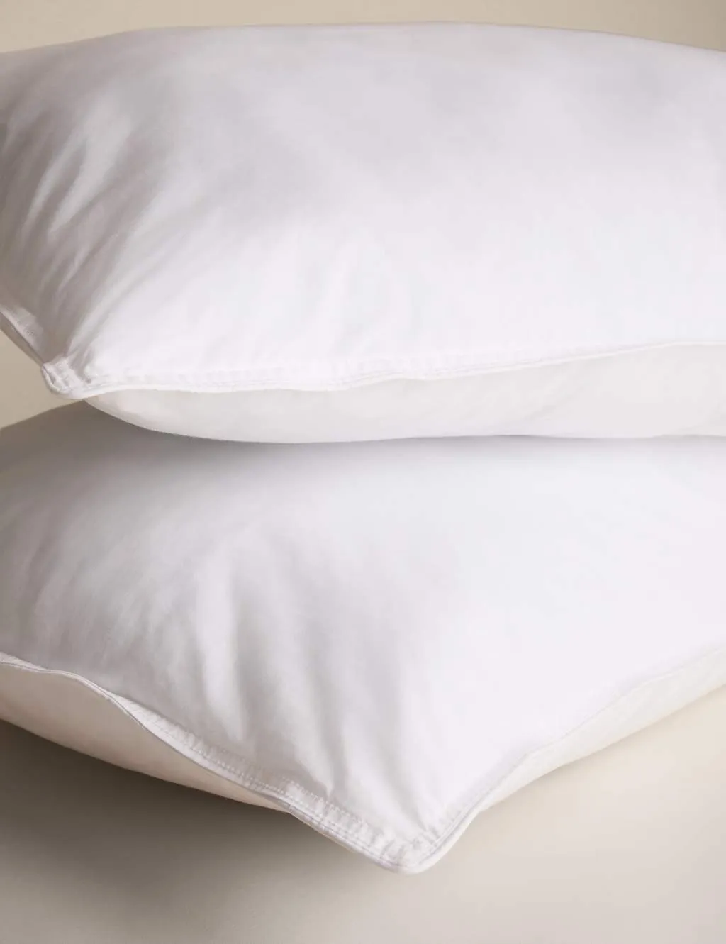 M&S 2 Pack Ultimate Comfort Pure Cotton Medium Pillows White