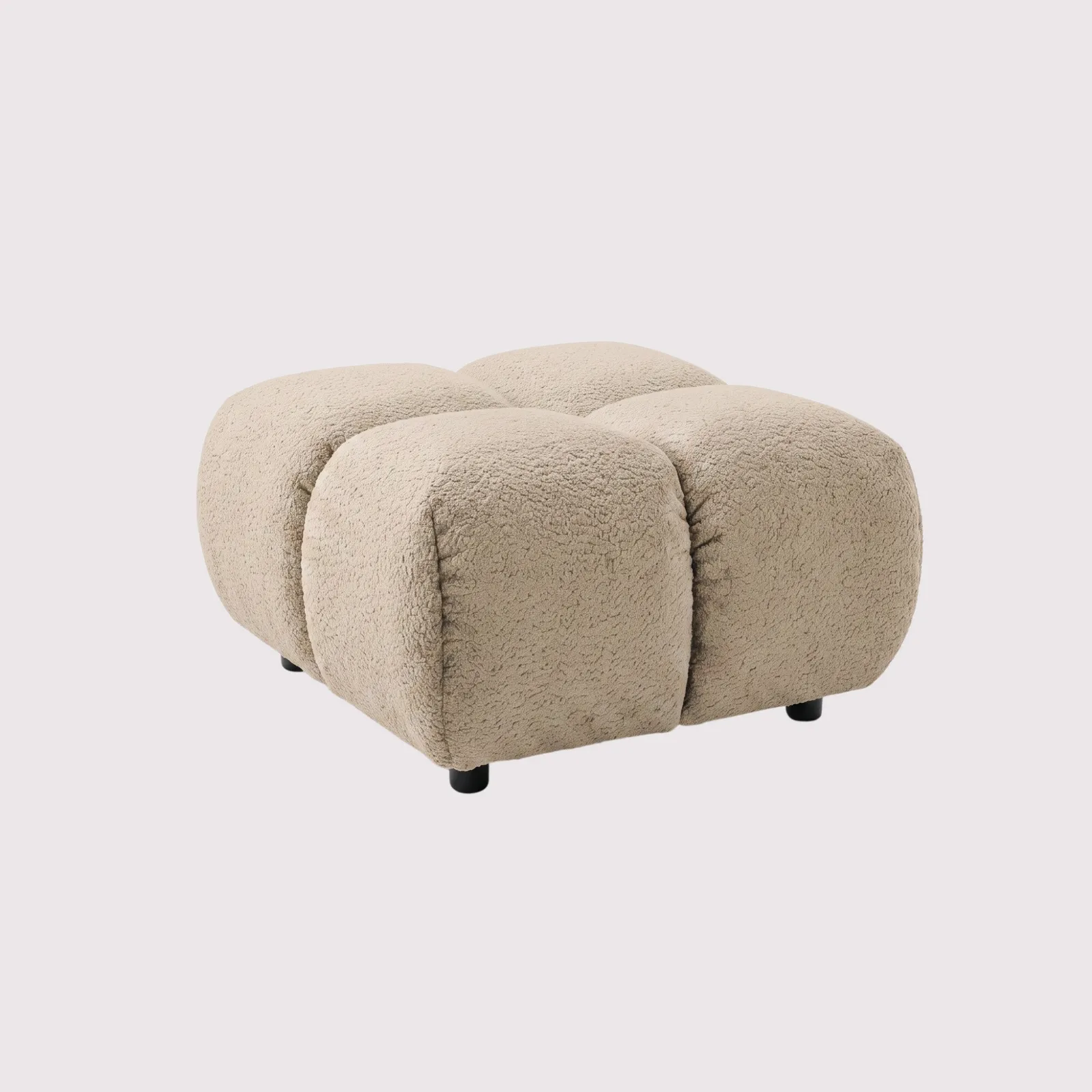 Bryce Stool Square Shaped - 73X73Cm, Neutral Fabric | Barker & Stonehouse 1