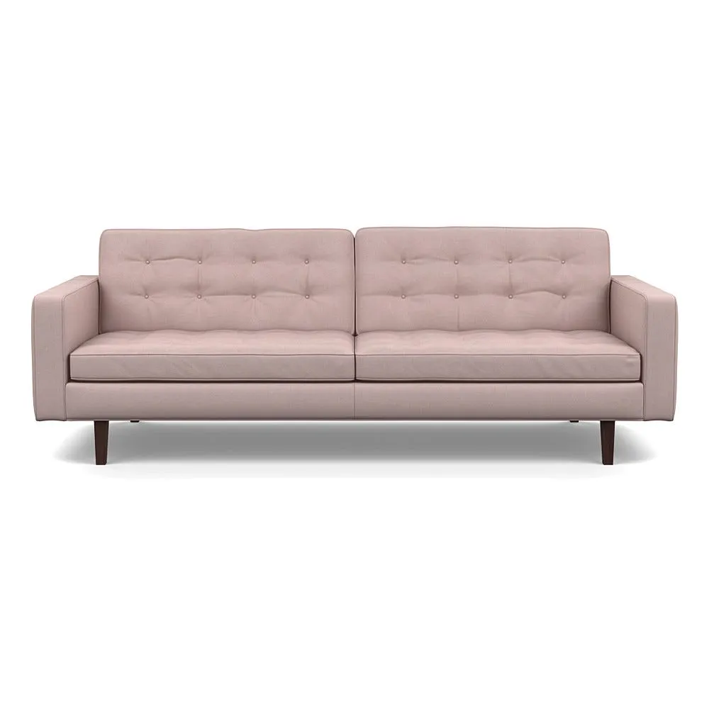 Heal's Hepburn 4 Seater Siena Cotton Dusky Pink Wenge 1