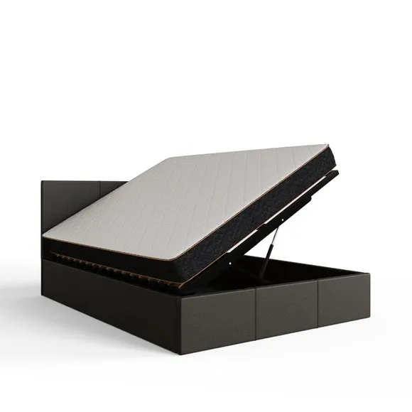 Side Lift Ottoman Bed Frame, Fabric 6