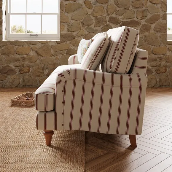 Beatrice II Folkstone Stripe 2 Seater Sofa 3