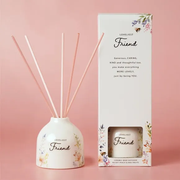 The Cottage Garden Ceramic Reed Diffuser Friend, Multi