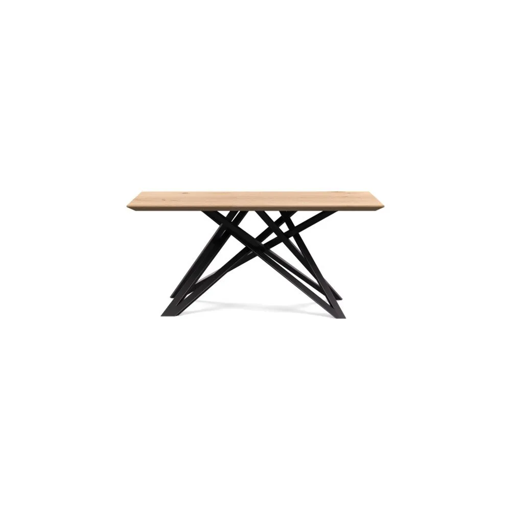 Heal's Vienna Dining Table 160x100cm Blonde Oiled Oak Chamfered Edge Filled 1