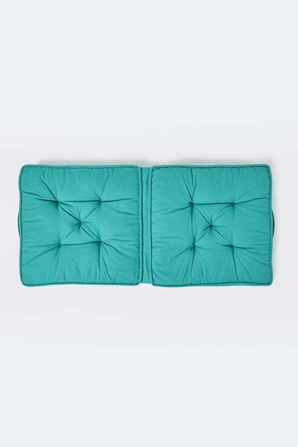 Homescapes Cotton Travel Support Booster Cushion in Teal 3