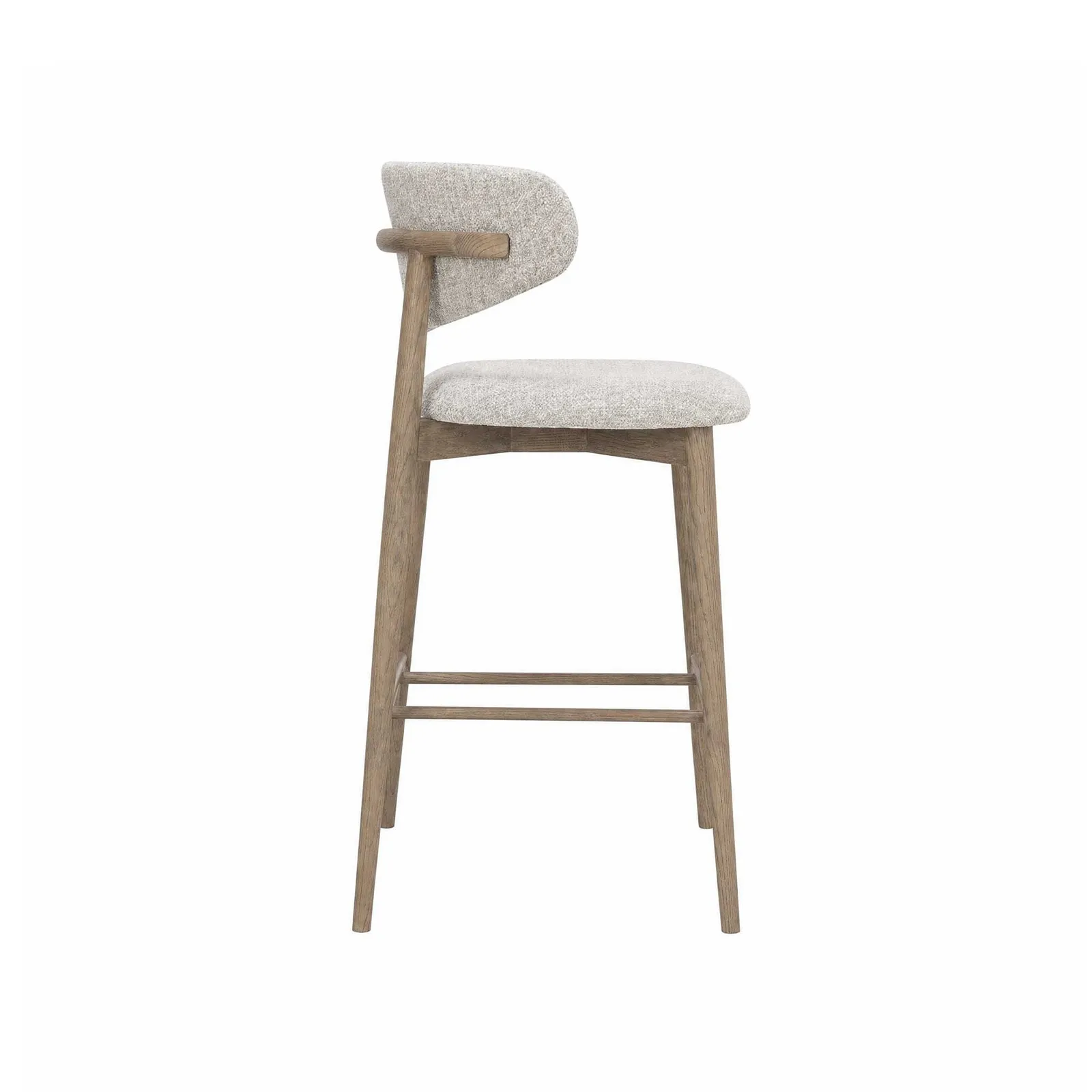 Pure Furniture Azure Counter Stool, Neutral Fabric | Barker & Stonehouse 4