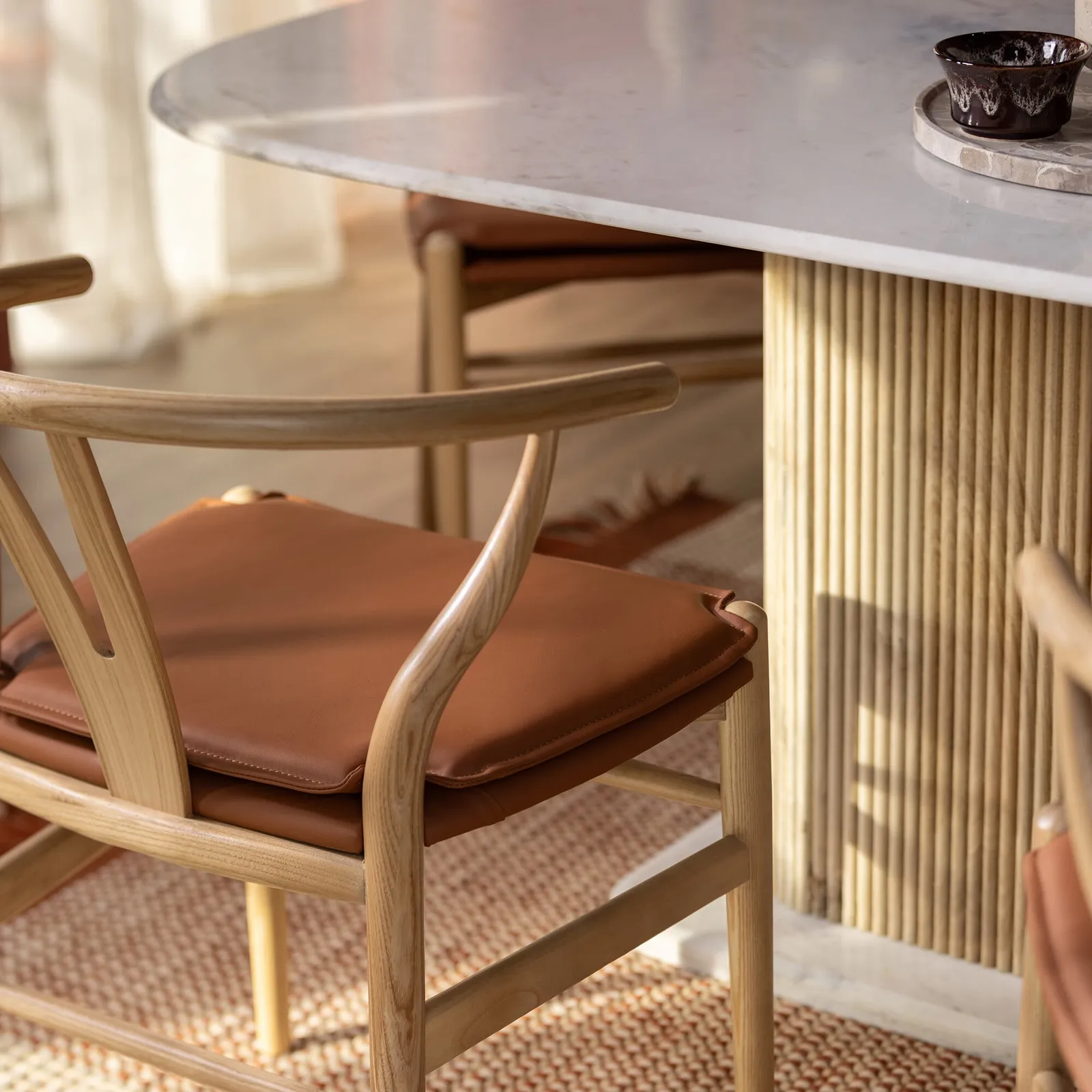 Thoren Dining Chair 56X53X77Cm, Brown | Barker & Stonehouse 6