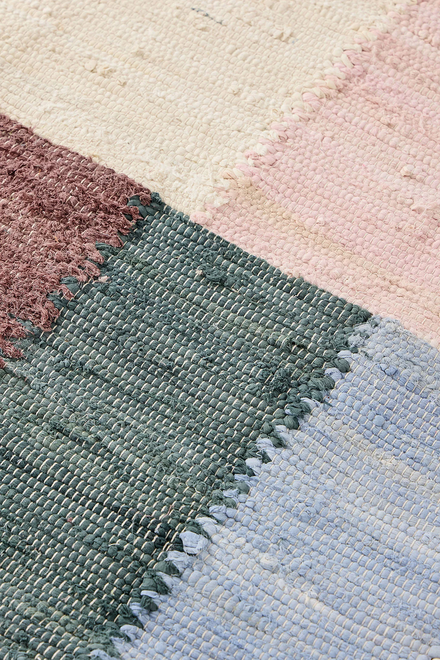 Pink & Blue Check 5x7ft / 150x210cm Rug 3