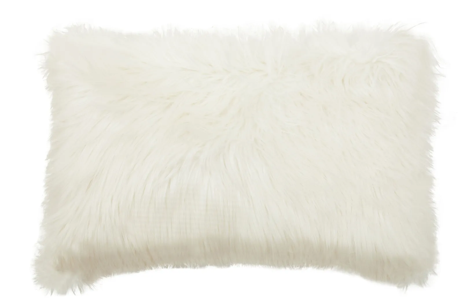 Orsina Bosie Lamina Fur Cushion in Cream