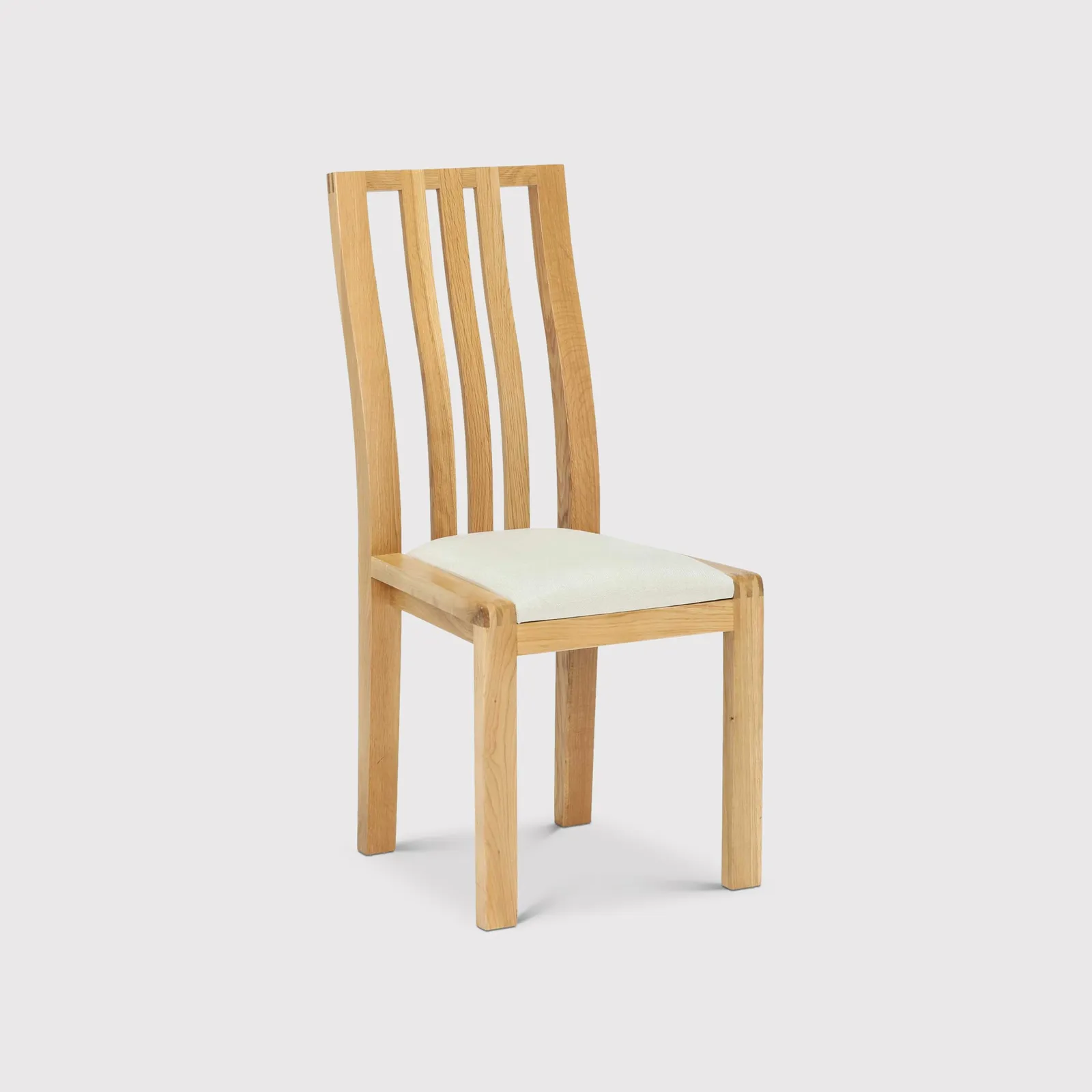 Ercol Bosco Dining Chair, Neutral Fabric | Barker & Stonehouse 2