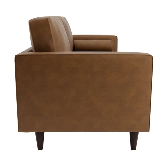 Zoe Faux Leather 3 Seater Sofa 4