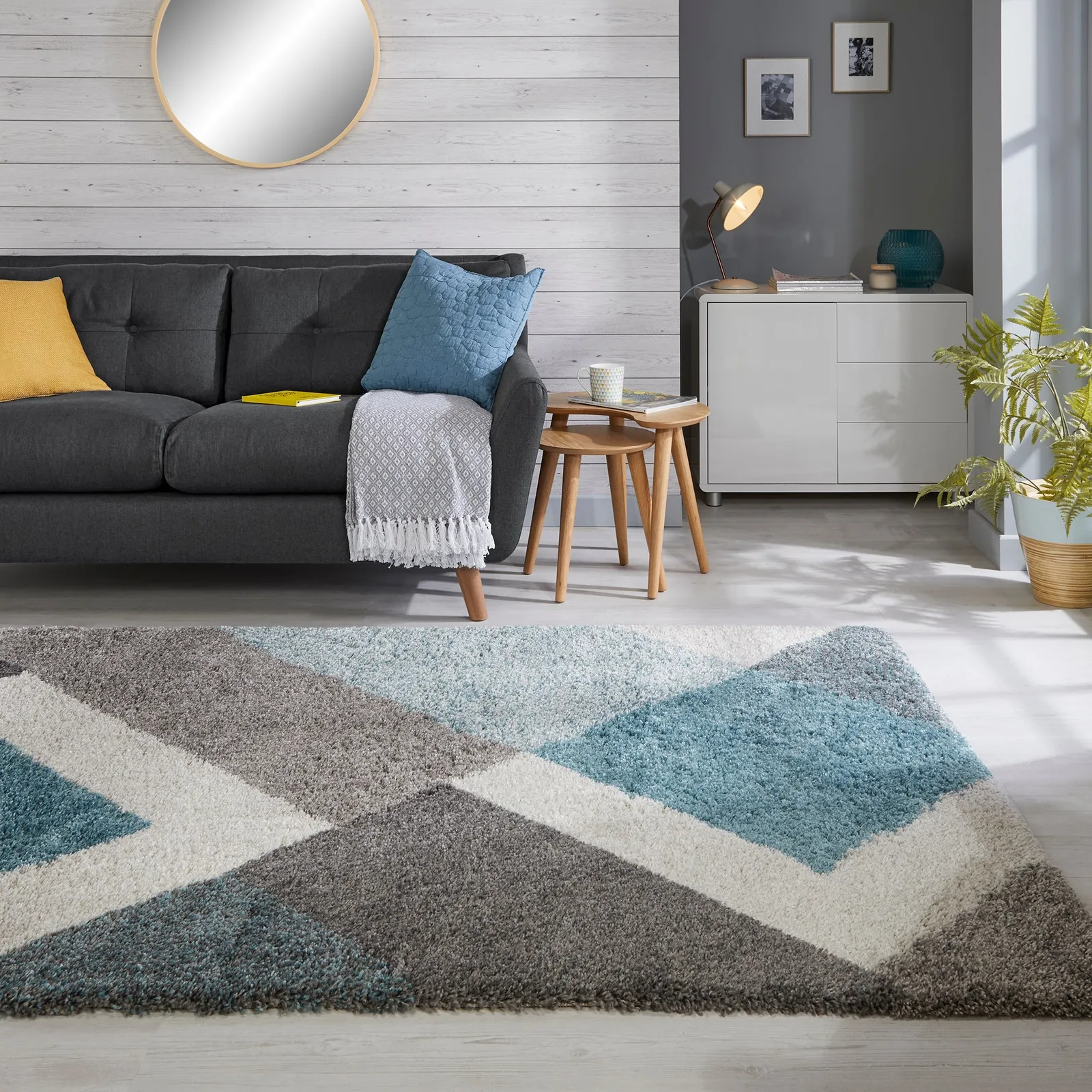 Kampala Berber Rug Kampala Blue