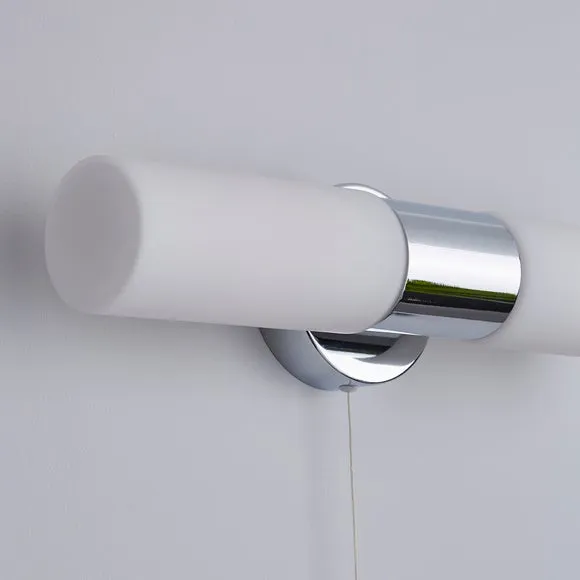 Porto Bathroom 2 Light Wall Light Chrome 3