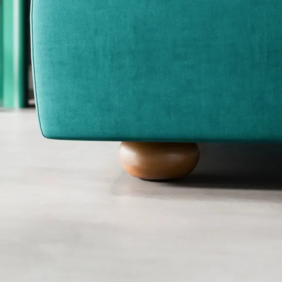 Zoe II Velvet Storage Footstool 5