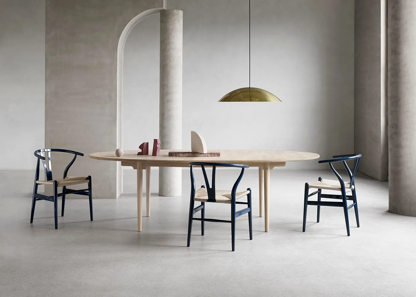Carl Hansen & Son CH339 Dining Table Soaped Oak 240 x 115cm 4