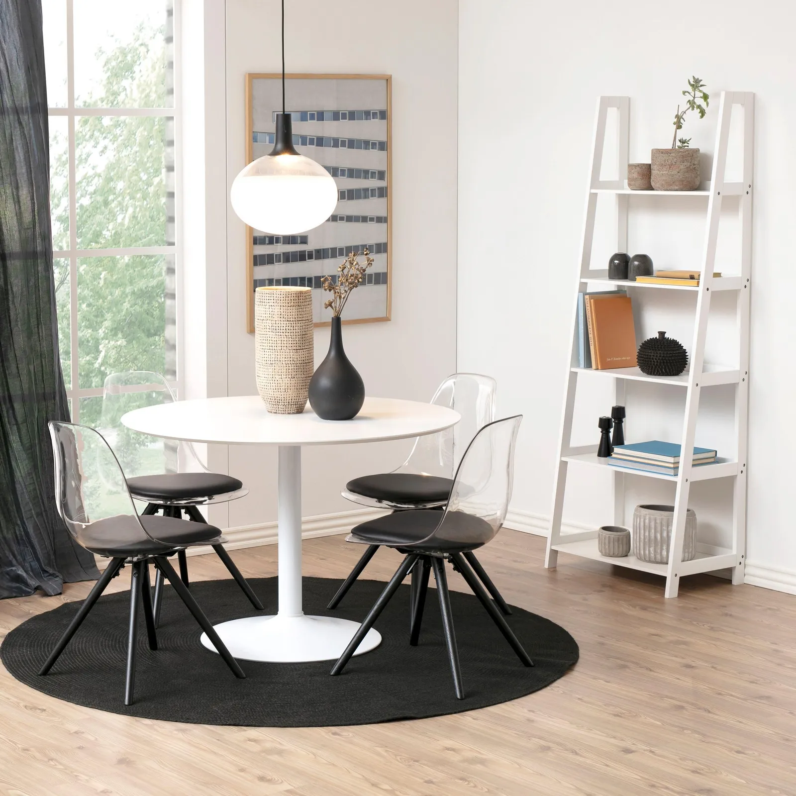 Furniture To Go Wally Bookcase with 5 shelves in White 5