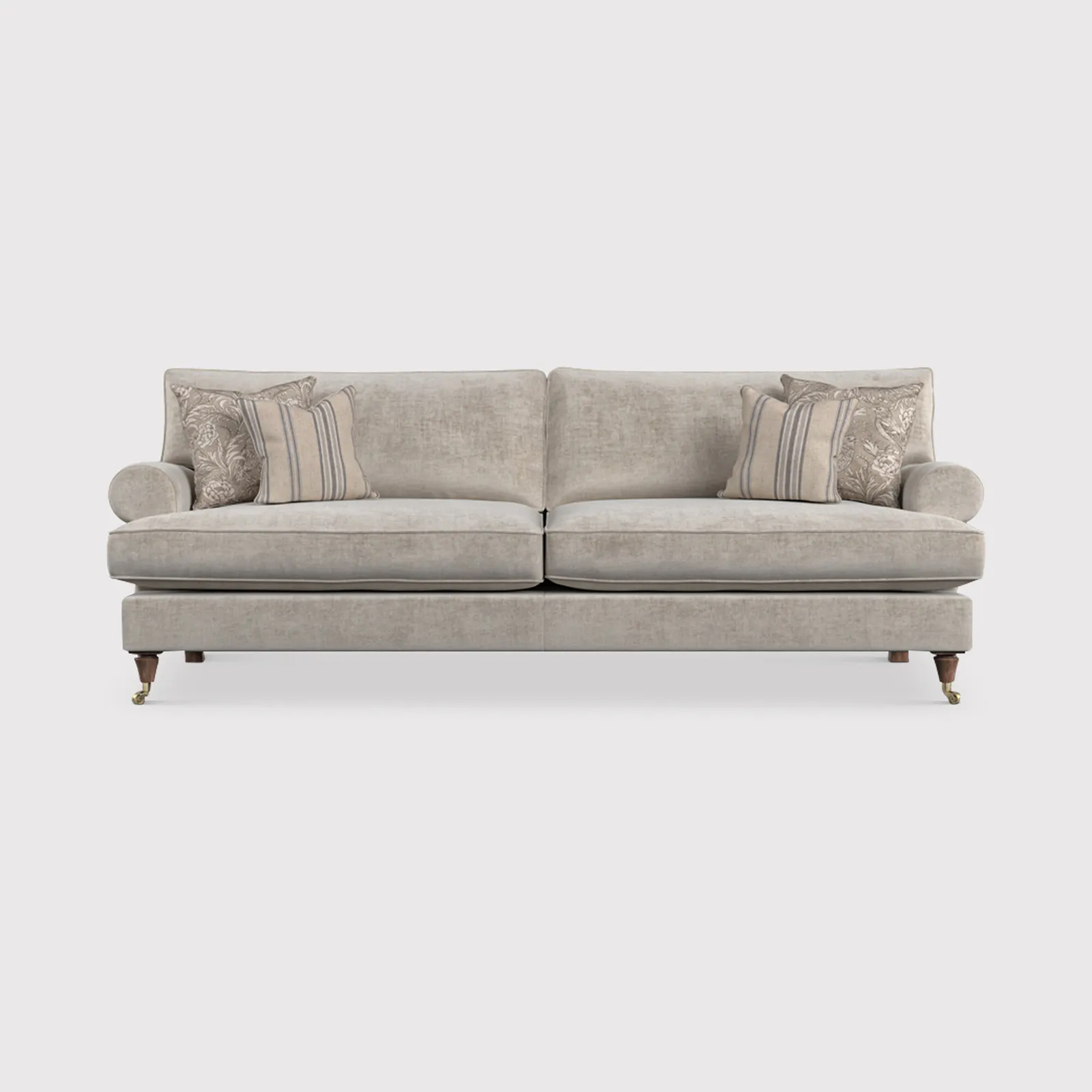 English Heritage Finch Large Sofa Standard Back, Neutral Fabric | Barker & Stonehouse 1