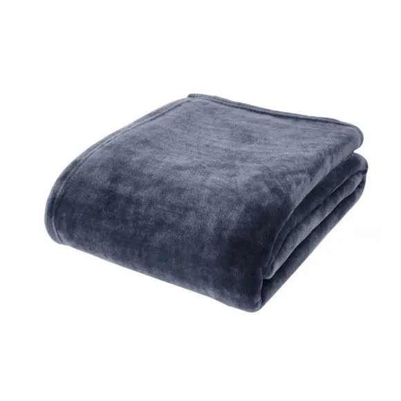 Catherine Lansfield Raschel Velvet Touch Throw Blanket 130cm x 170cm 4