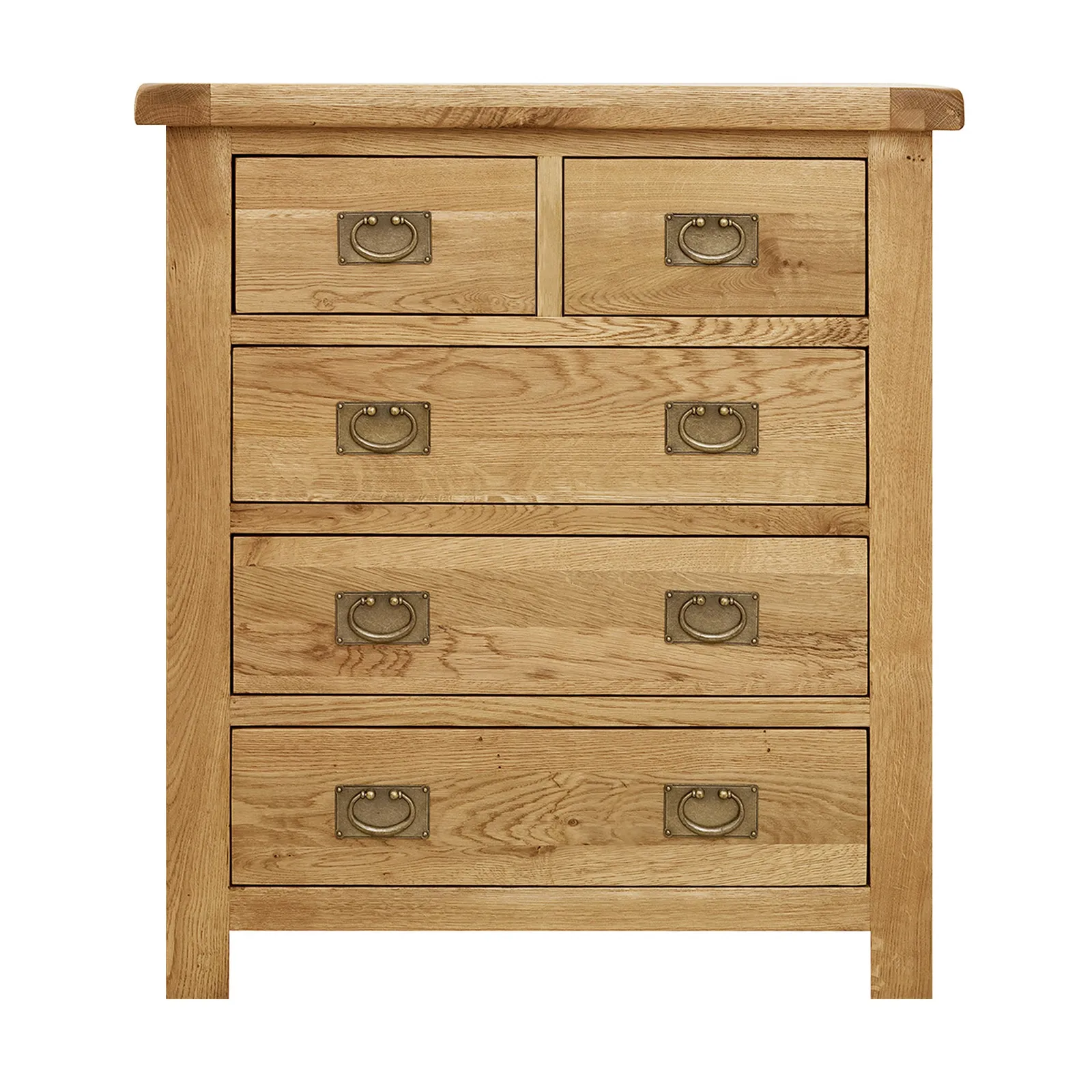 Aylesbury Oak 5 Drawer Chest Light Natural