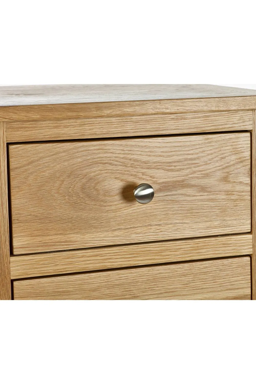 Julian Bowen Mallory 7 Drawer Slim Chest in Light Oak 6