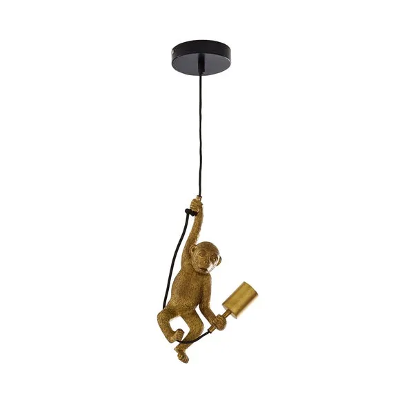 Odisha Gold Monkey Ceiling Light 5