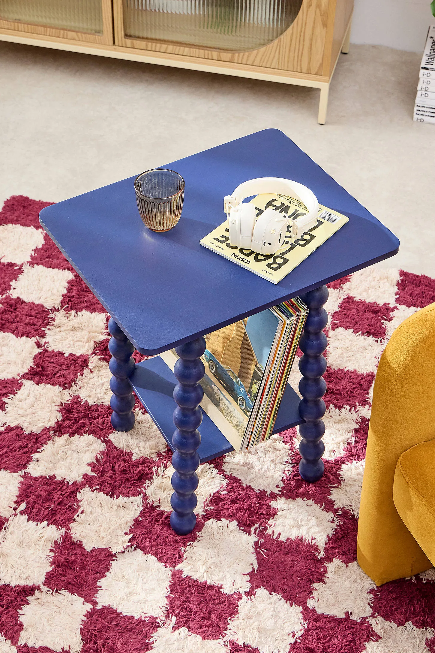 Willow Side Table - Navy 2