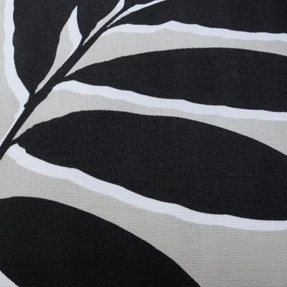 Leaf Print Outdoor Cotton Square Filled Cushion 4