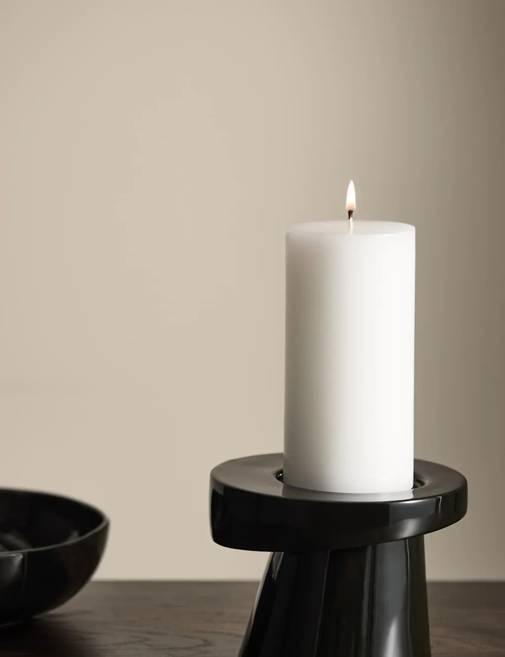 M&S X Kelly Hoppen Pillar Candle White