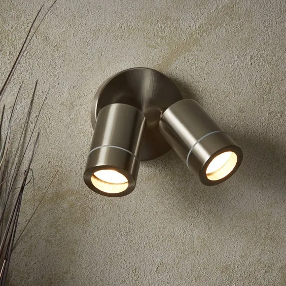 Brax Modern 2 Light Adjustable Wall Spotlight 1